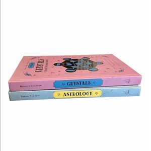 Crystals Astrology Book Set IN FOCUS Guides Rock Grids Zodiac Chart
